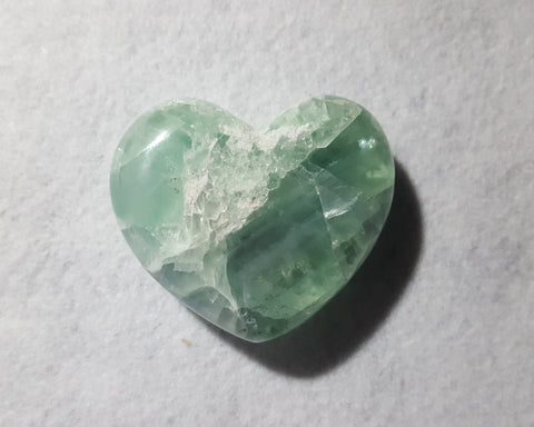 Fluorite Heart, Mexico, 3 1/8" Stock # 205sl