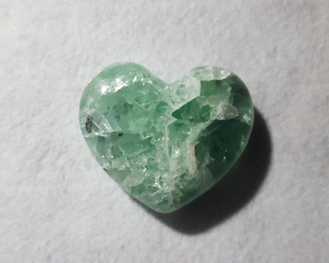 Fluorite Heart, Mexico, 3 1/8" Stock # 207sl