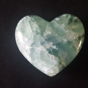 Fluorite Heart, Mexico, 3 1/8" Stock # 200sl
