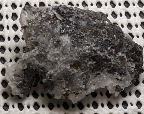 Quartz, Sphalerite, from Huaron, Peru. 5 cm #491