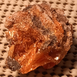 Wulfenite and Mimetite from Rowley Mine, Arizona. 4.5 cm #6322