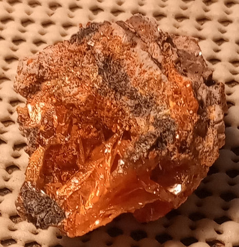 Wulfenite and Mimetite from Rowley Mine, Arizona. 4.5 cm #6322