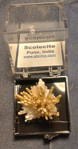Fine Scolecite crystals from Pune, India #196