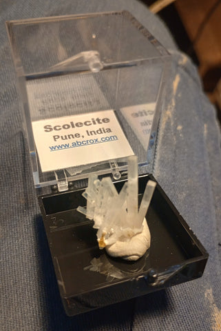 Fine Scolecite crystals from Pune, India #199
