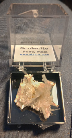 Fine Scolecite crystals from Pune, India #206