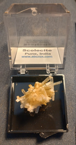 Fine Scolecite crystals from Pune, India #207