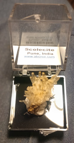 Fine Scolecite crystal from Pune, India #215