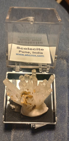 Fine Scolecite crystal from Pune, India #218