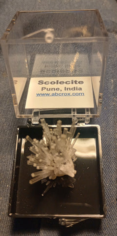 Fine Scolecite crystal from Pune, India #222