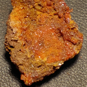 Wulfenite and Mimetite from Rowley Mine, Arizona. 3.4 cm #4074