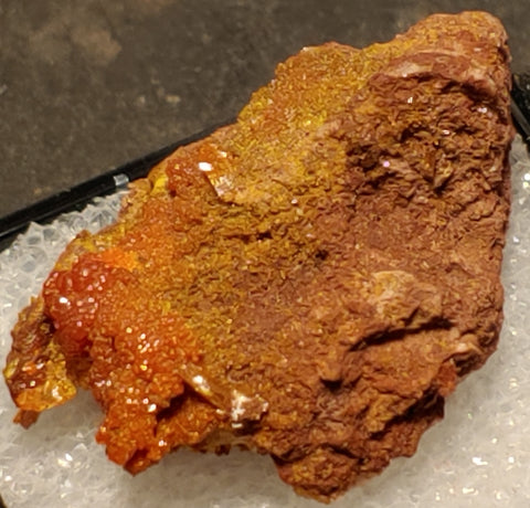 Wulfenite and Mimetite from Rowley Mine, Arizona. 2.8 cm #5046