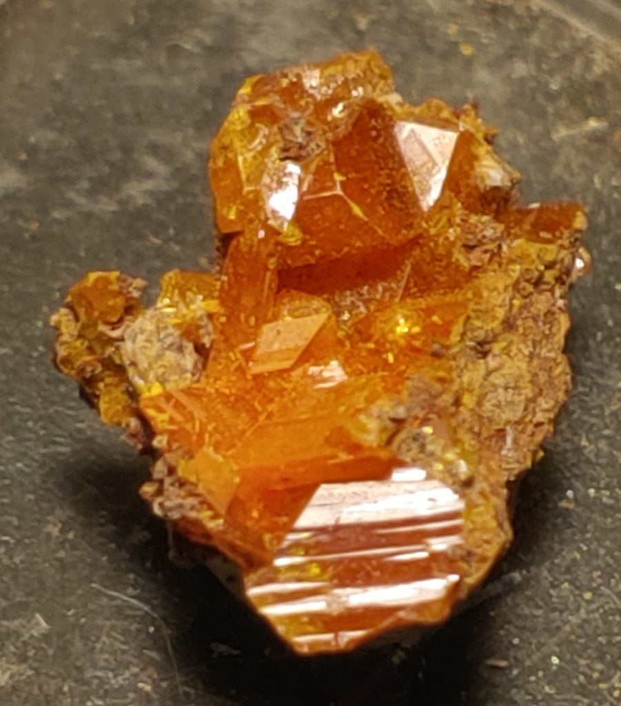 Wulfenite from Red Cloud Mine, Arizona. Stock 1.4 cm #5228