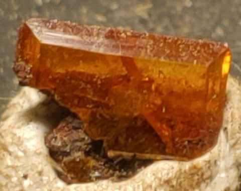 Wulfenite from Red Cloud Mine, Arizona. Stock 0.6 cm #5229