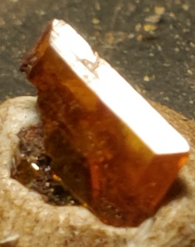 Wulfenite from Red Cloud Mine, Arizona. Stock 0.6 cm #5229