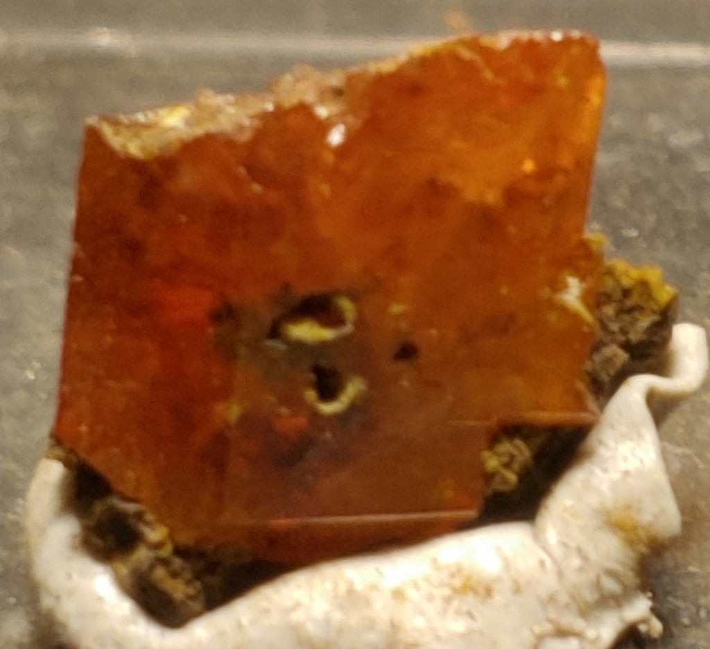 Wulfenite from Red Cloud Mine, Arizona. Stock 1 cm #5232