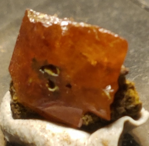 Wulfenite from Red Cloud Mine, Arizona. Stock 1 cm #5232