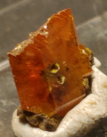 Wulfenite from Red Cloud Mine, Arizona. Stock 1 cm #5232
