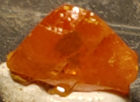 Wulfenite from Red Cloud Mine, Arizona.  0.8 cm #5241