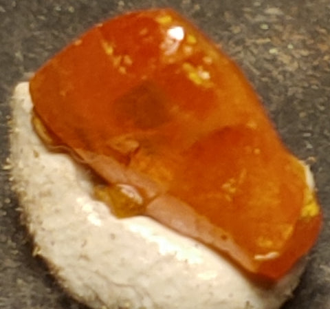 Wulfenite from Red Cloud Mine, Arizona.  0.8 cm #5241