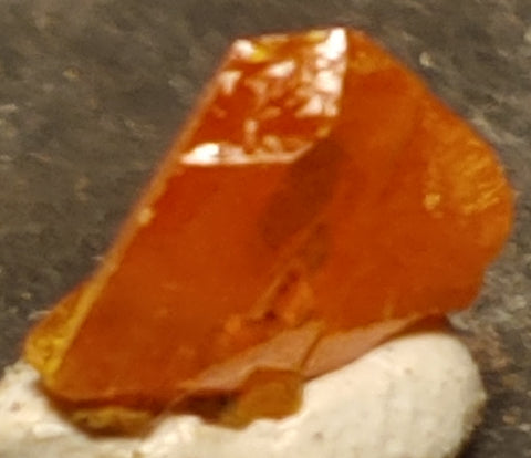 Wulfenite from Red Cloud Mine, Arizona.  0.8 cm #5241