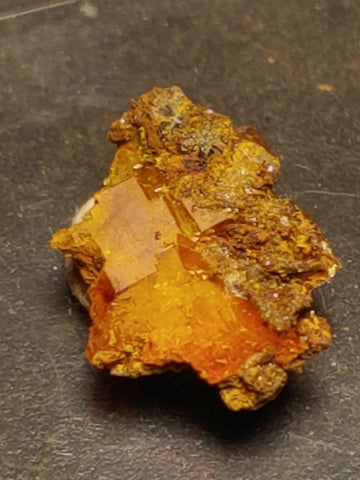 Wulfenite from Red Cloud Mine, Arizona.  1.4 cm #5243