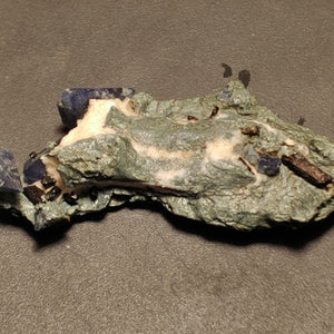 Benitoite and Neptunite from Gem Mine, California. #419