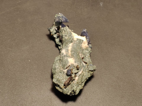 Benitoite and Neptunite from Gem Mine, California. #419