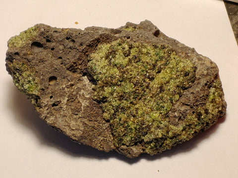 Peridot from San Carlos Reservation, Arizona. 8 cm #332