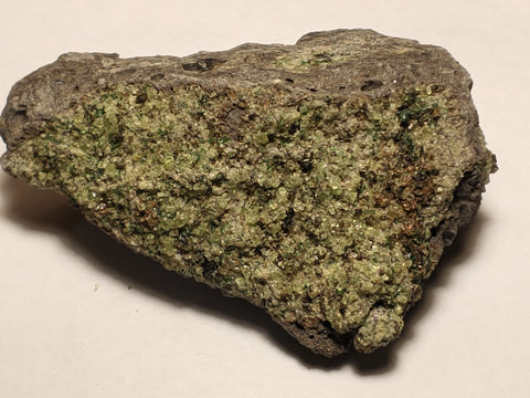 Peridot from San Carlos Reservation, Arizona. 10.4 cm #334