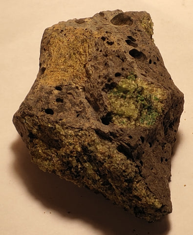 Peridot from San Carlos Reservation, Arizona. 9.3 cm #335
