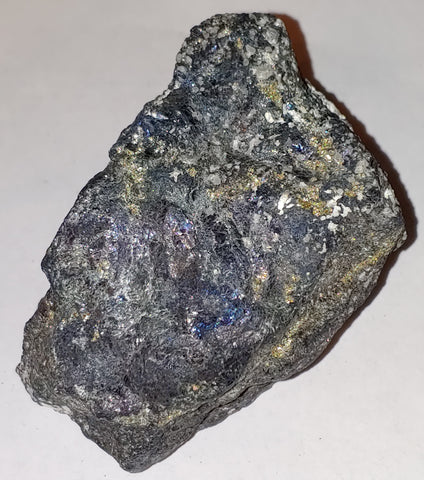 Covellite from Leonard Mine, Butte, Montana. 11.2 cm #3096