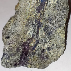 Covellite from Leonard Mine, Butte, Montana. 10.7 cm #3097