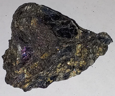 Covellite from Leonard Mine, Butte, Montana. 6.6 cm #3099