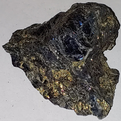 Covellite from Leonard Mine, Butte, Montana. 6.6 cm #3099