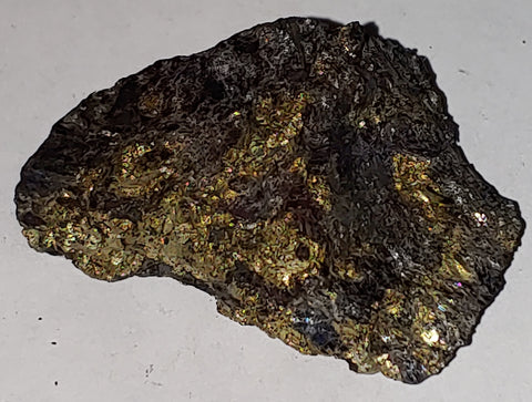 Covellite from Leonard Mine, Butte, Montana. 5.1 cm #3002