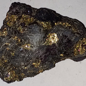 Covellite from Leonard Mine, Butte, Montana. 5.1 cm #3002
