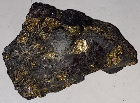 Covellite from Leonard Mine, Butte, Montana. 5.1 cm #3002
