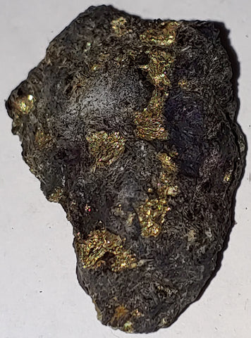 Covellite from Leonard Mine, Butte, Montana. 5.1 cm #3002