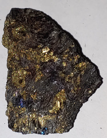 Covellite from Leonard Mine, Butte, Montana. 5.1 cm #3002