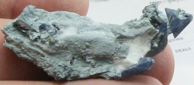 Benitoite and Neptunite from Gem Mine, California. #419