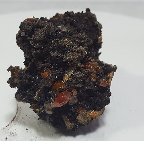 Wulfenite from Red Cloud Mine, Lapaz County Arizona. Stock #461sl
