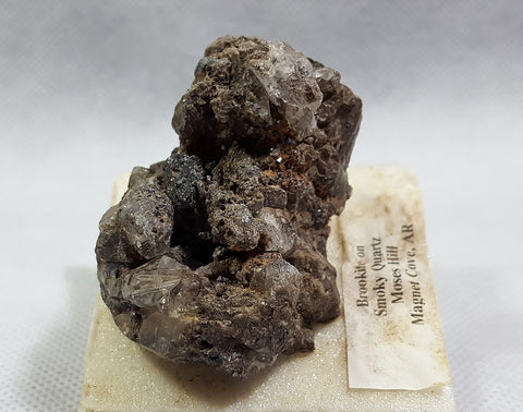 Brookite on Smoky Quartz. Stock #11183sl