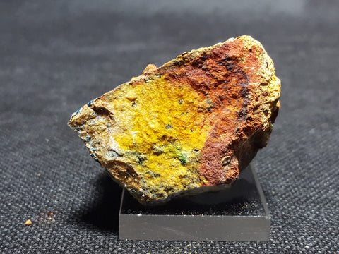 Clinoclase, Cornubite, Olivenite. Stock #4103sl