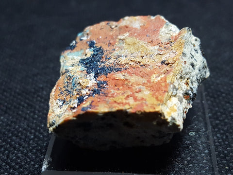 Clinoclase, Cornubite, Olivenite. Stock #4108sl
