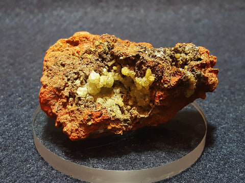 Adamite from Ojuela Mine, Mapimi, Durango, Mexico. Stock #7171sl