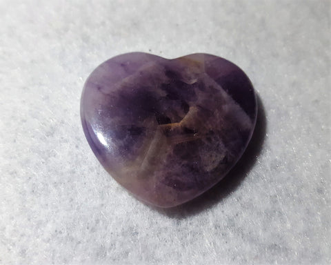 Amethyst Heart, Polished 1 3/4". Stock #236sl