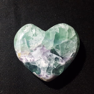 Fluorite Heart, Mexico, 3 1/8" Stock # 201sl