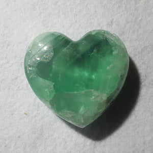 Fluorite Heart, Mexico, 3 1/8" Stock # 202sl