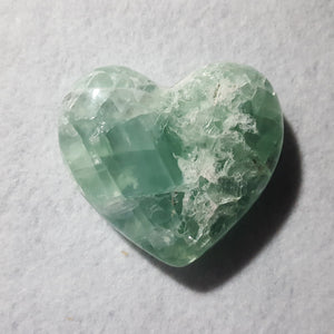 Fluorite Heart, Mexico, 3 1/8" Stock # 204sl