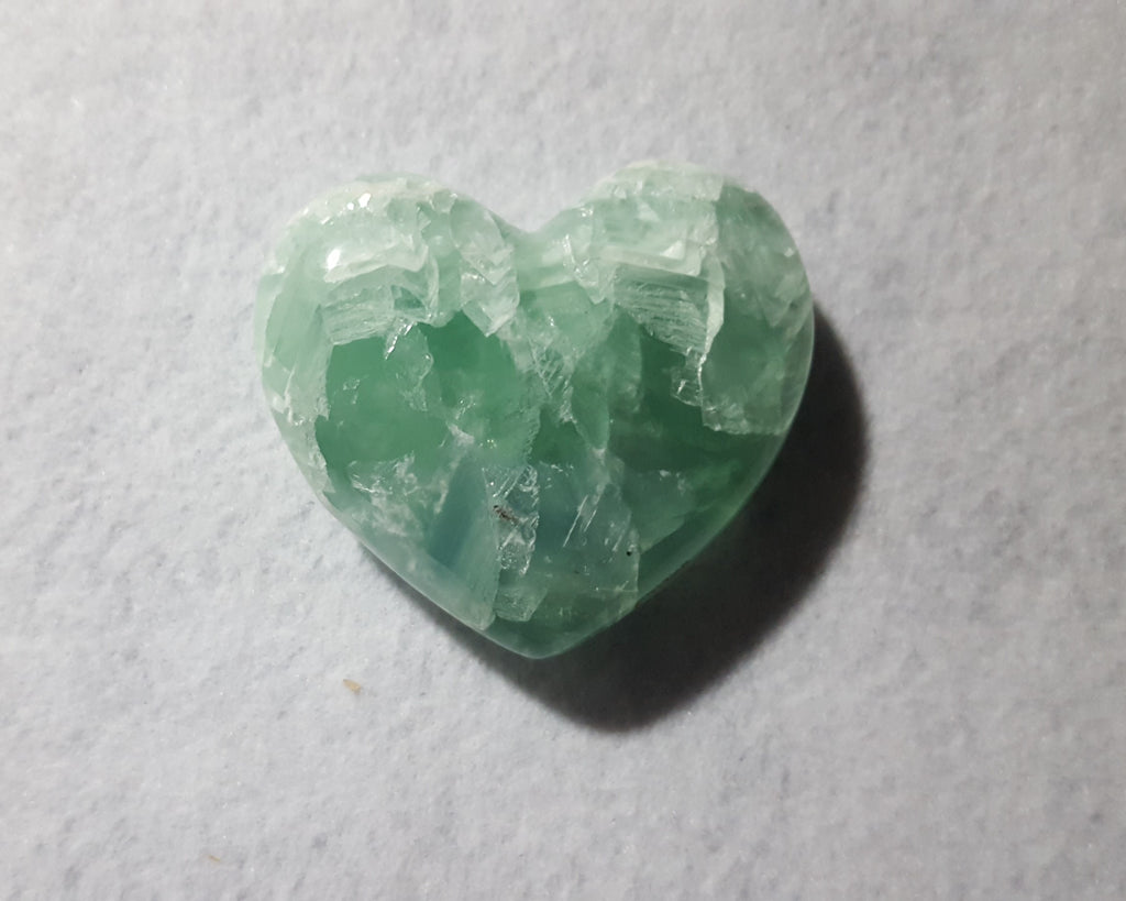 Fluorite Heart, Mexico, 3 1/8" Stock # 206sl
